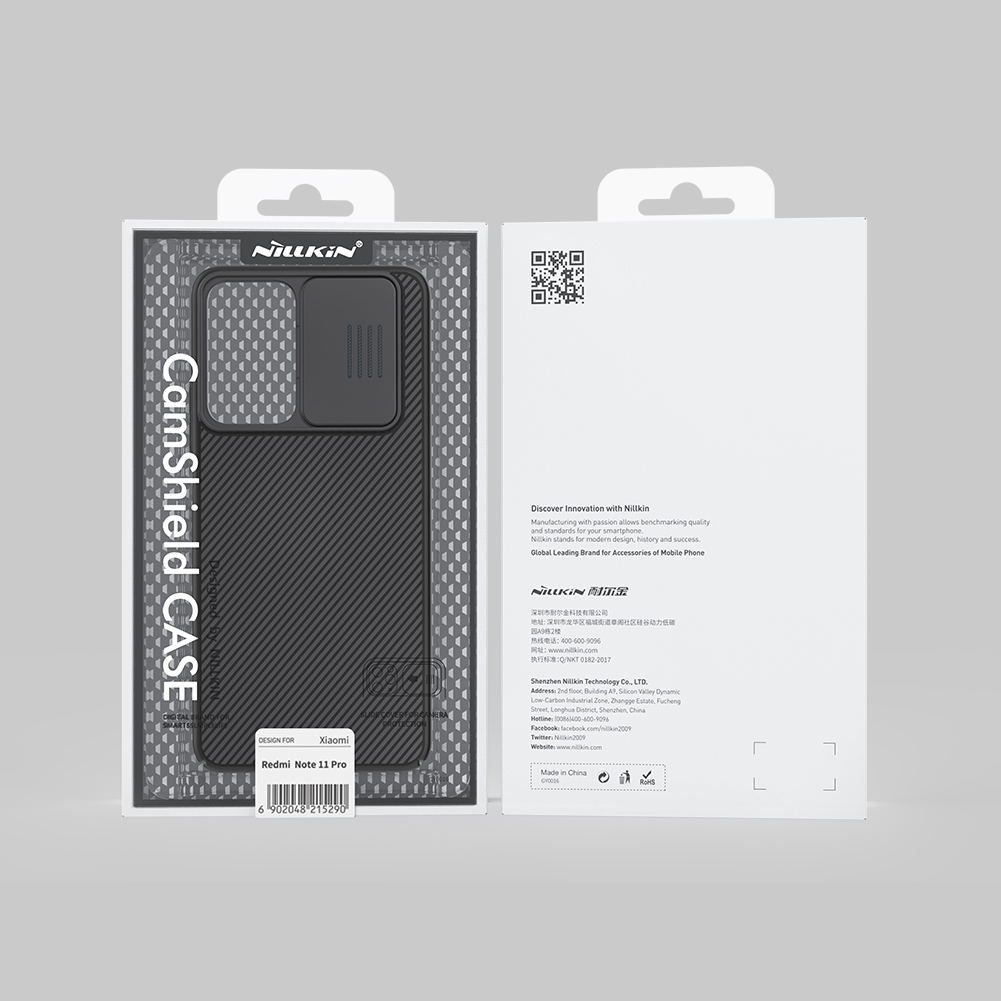 Zadní kryt Nillkin CamShield pro Xiaomi Redmi Note 11 Pro/11 Pro+ 5G, černá