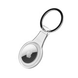 Silikonové pouzdro s kroužkem pro Apple AirTag, FIXED Pure, čirá