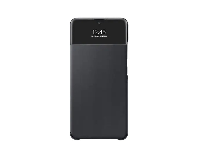 Flipové S-View pouzdro, obal, kryt na Samsung Galaxy A32 LTE, EF-EA325PBE, černá