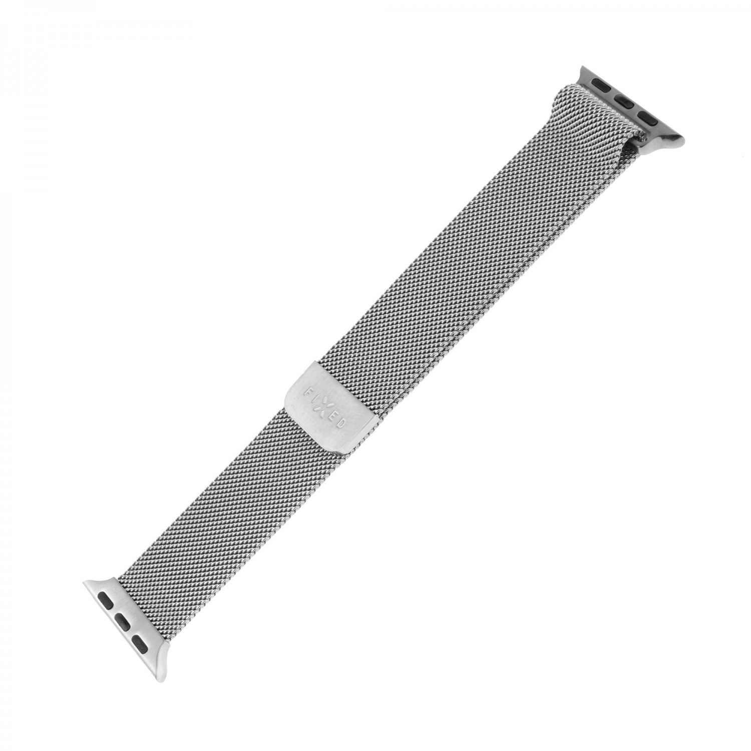 Síťovaný nerezový řemínek FIXED Mesh Strap na Apple Watch 38/40/41mm, stříbrná