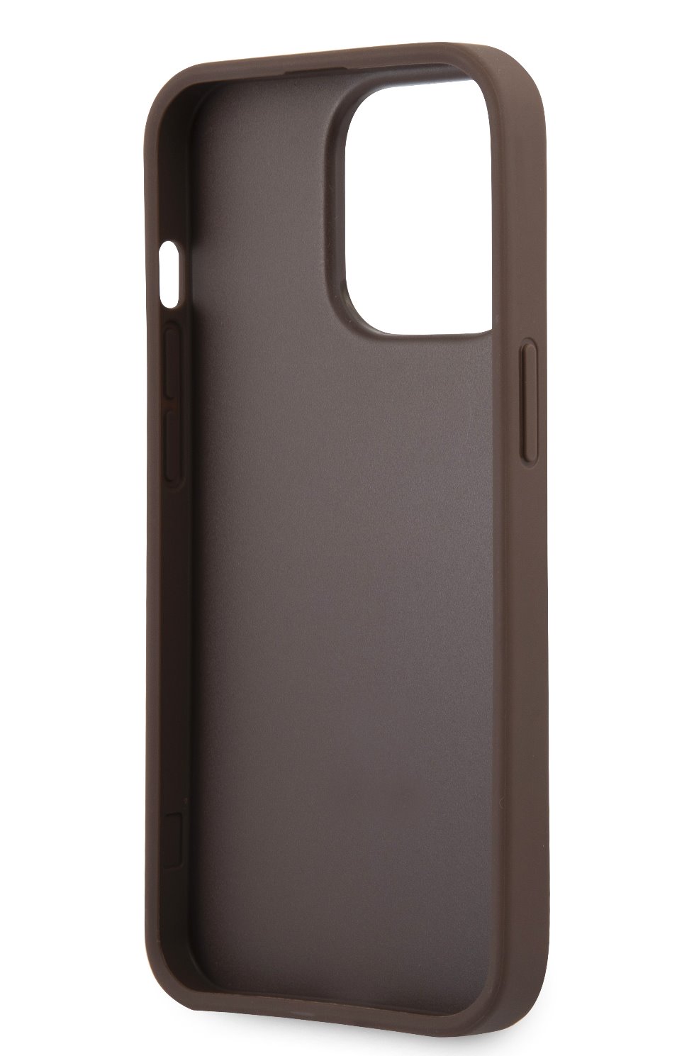 Zadní kryt Guess 4G Hard Case Metal Logo GUHCP13LPU4GHBR pro Apple iPhone 13 Pro, hnědá