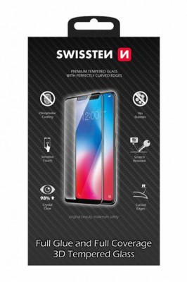 Tvrzené sklo Swissten Ultra Durable 3D Full Glue Glass pro Xiaomi 11T, černá