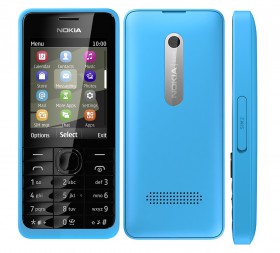 Nokia 301 Dual SIM Cyan