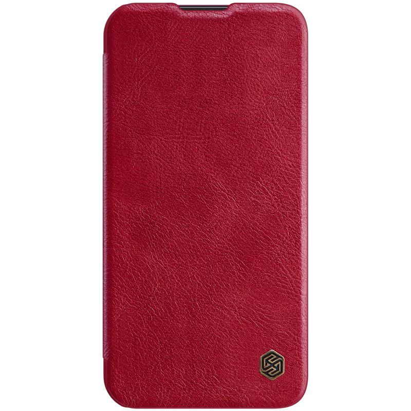 Flipové pouzdro Nillkin Qin Book PRO pro Samsung Galaxy S22 Ultra, červená