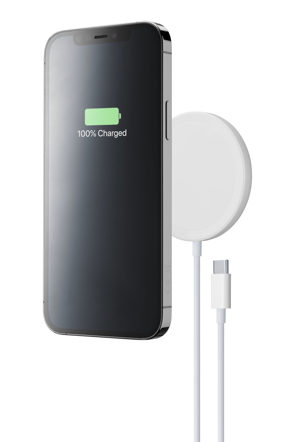 Bezdrátová nabíječka Cellularline Mag s podporou MagSafe, 7,5W, bílá