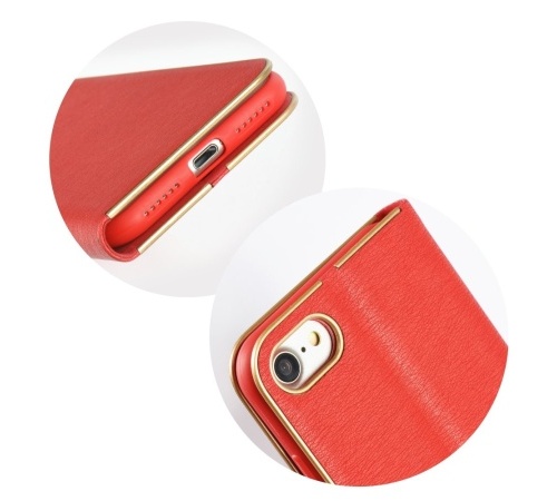 Flipové pouzdro, obal, kryt pro Xiaomi Redmi 10, Forcell Luna, červená
