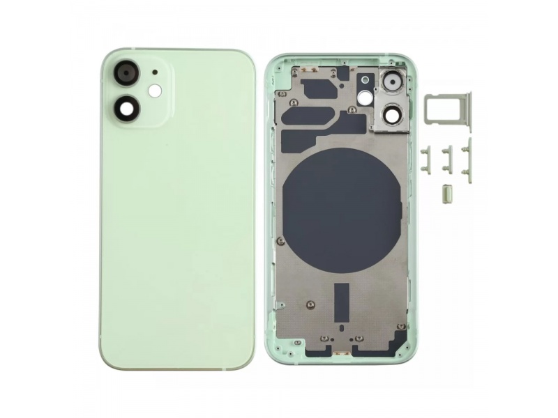 Kryt baterie Back Cover pro Apple iPhone 12, zelená