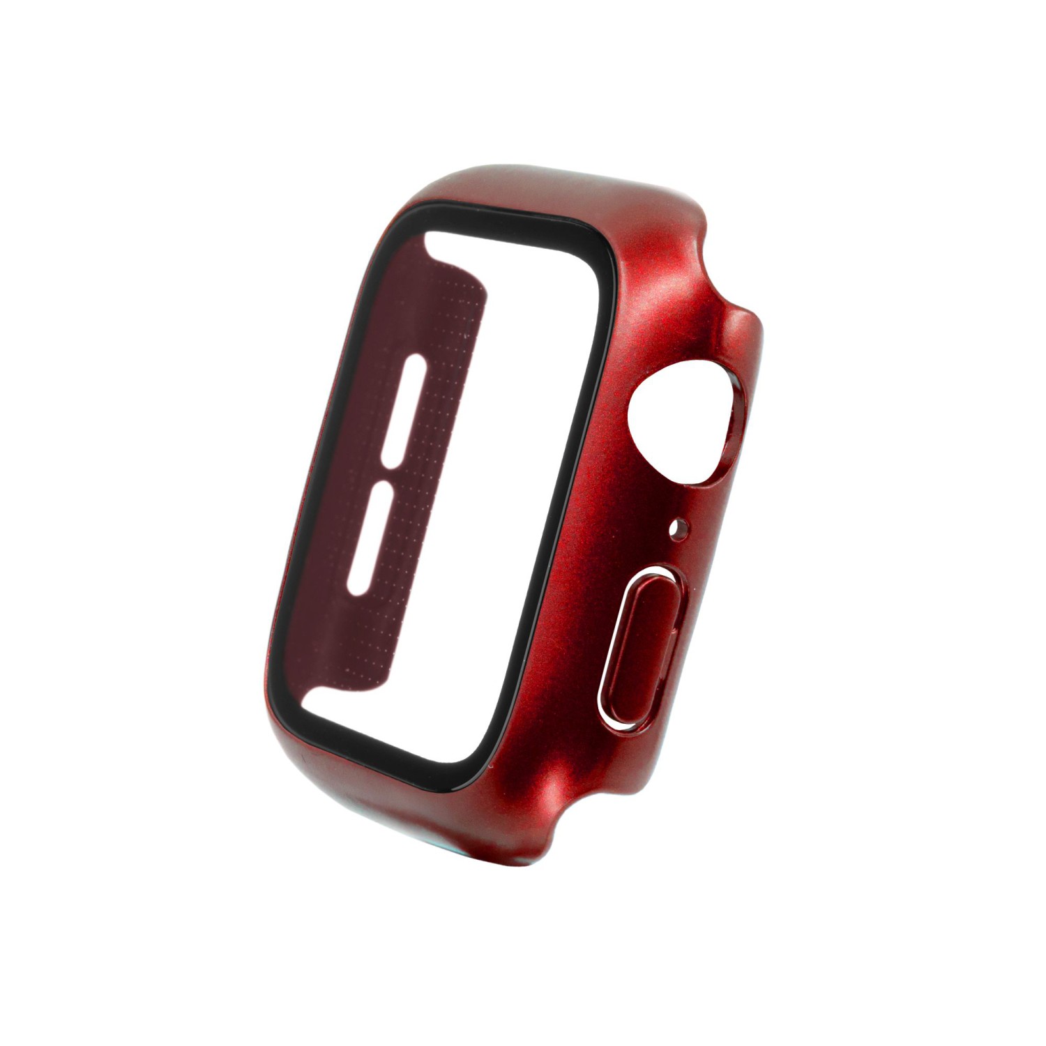 Ochranné pouzdro FIXED Pure+ s tvrzeným sklem pro Apple Watch 40mm, červená
