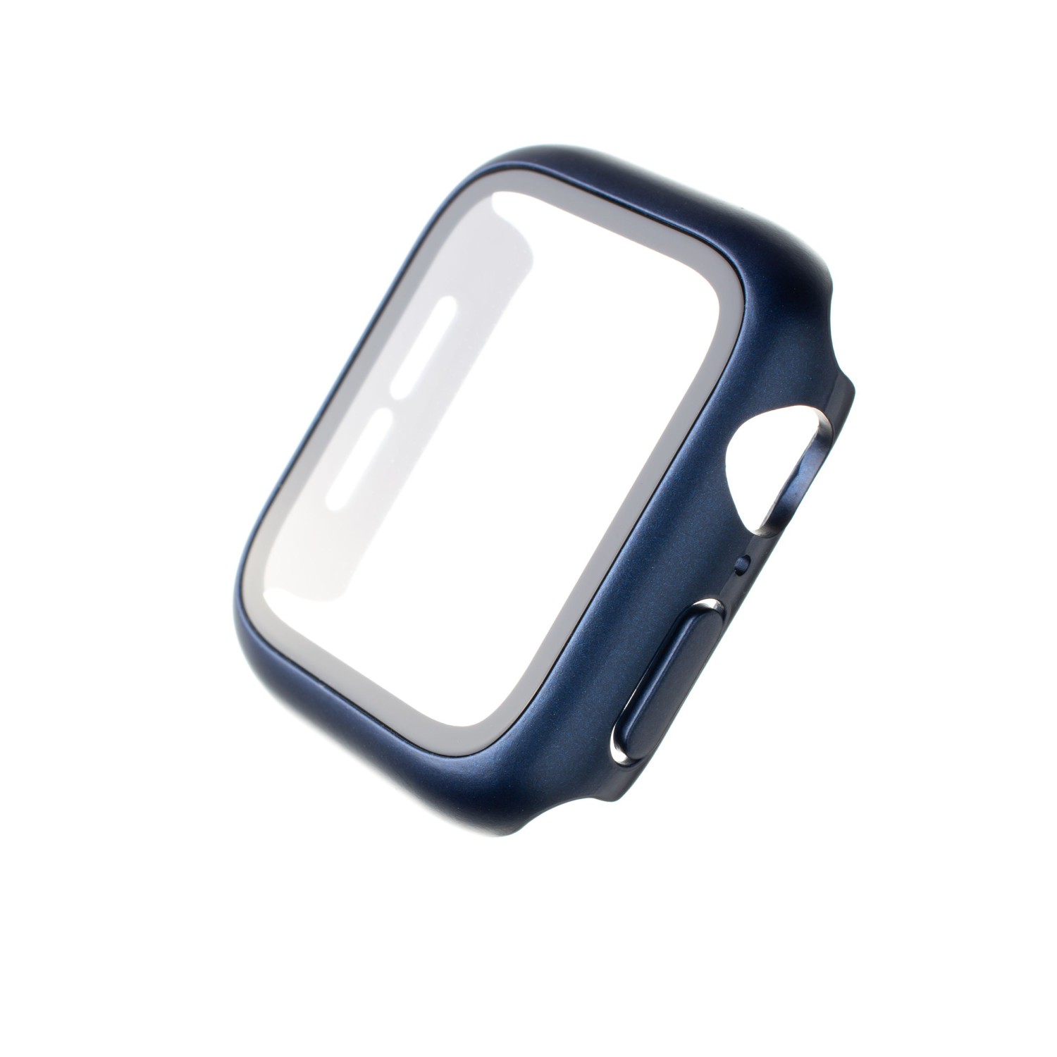 Ochranné pouzdro FIXED Pure+ s tvrzeným sklem pro Apple Watch 44mm, modrá