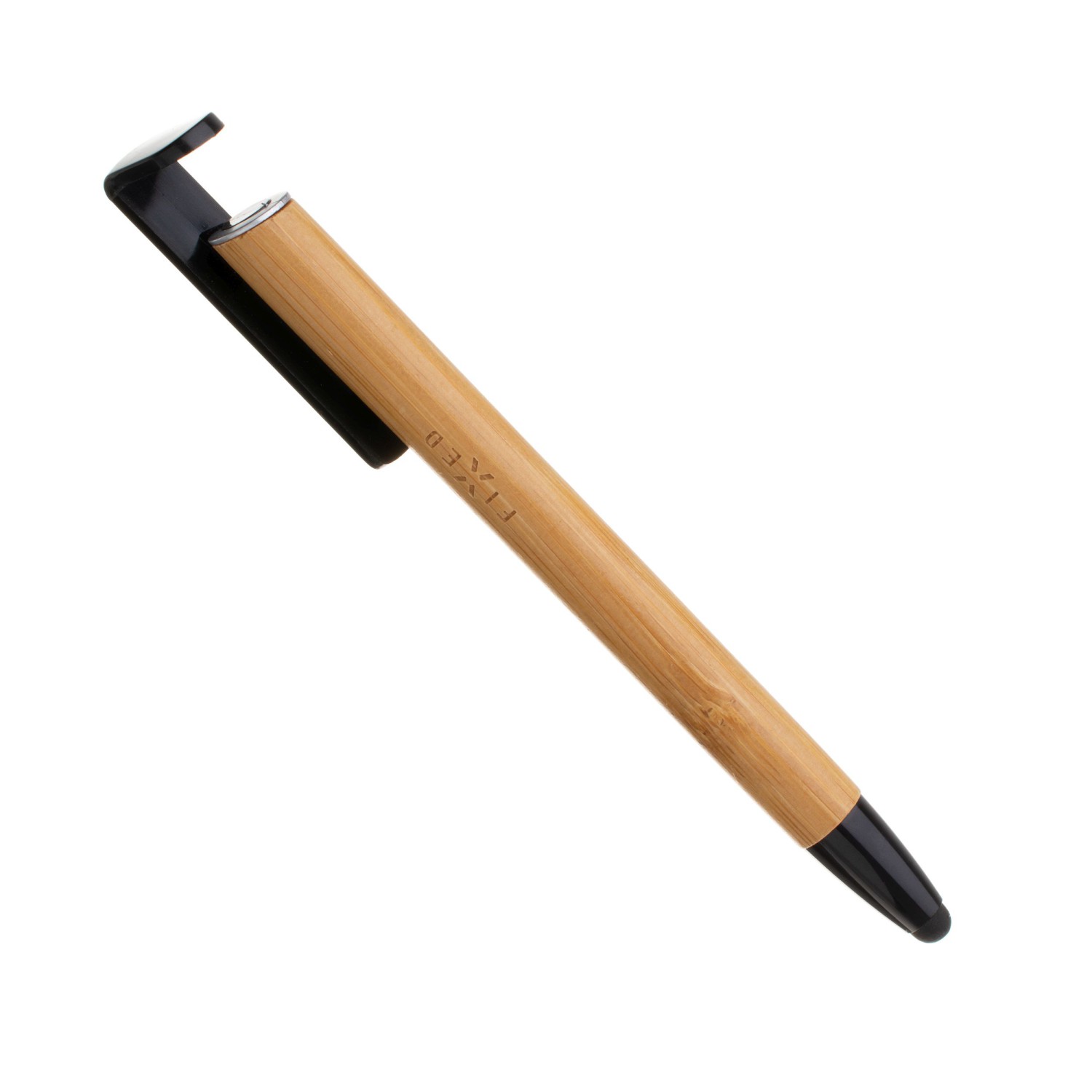 FIXED Pen 3v1 psací pero se stylusem a stojánkem, antibakteriální povrch, bambusové tělo