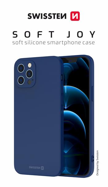 Zadní kryt Swissten Soft Joy pro Apple iPhone 13, modrá