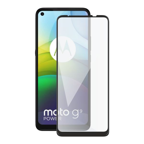 Tvrzené sklo Screenshield pro Motorola Moto G9 Power XT2091 (full COVER), černá