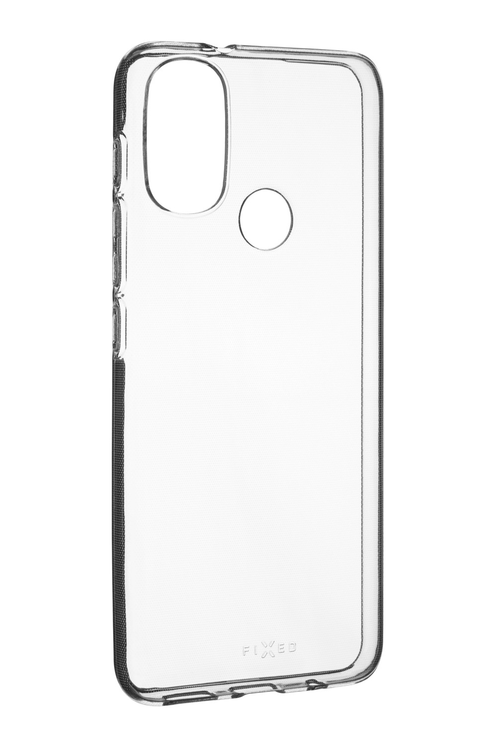 FIXED silikonové pouzdro, obal, kryt pro Motorola Moto E30 / E40, čirá