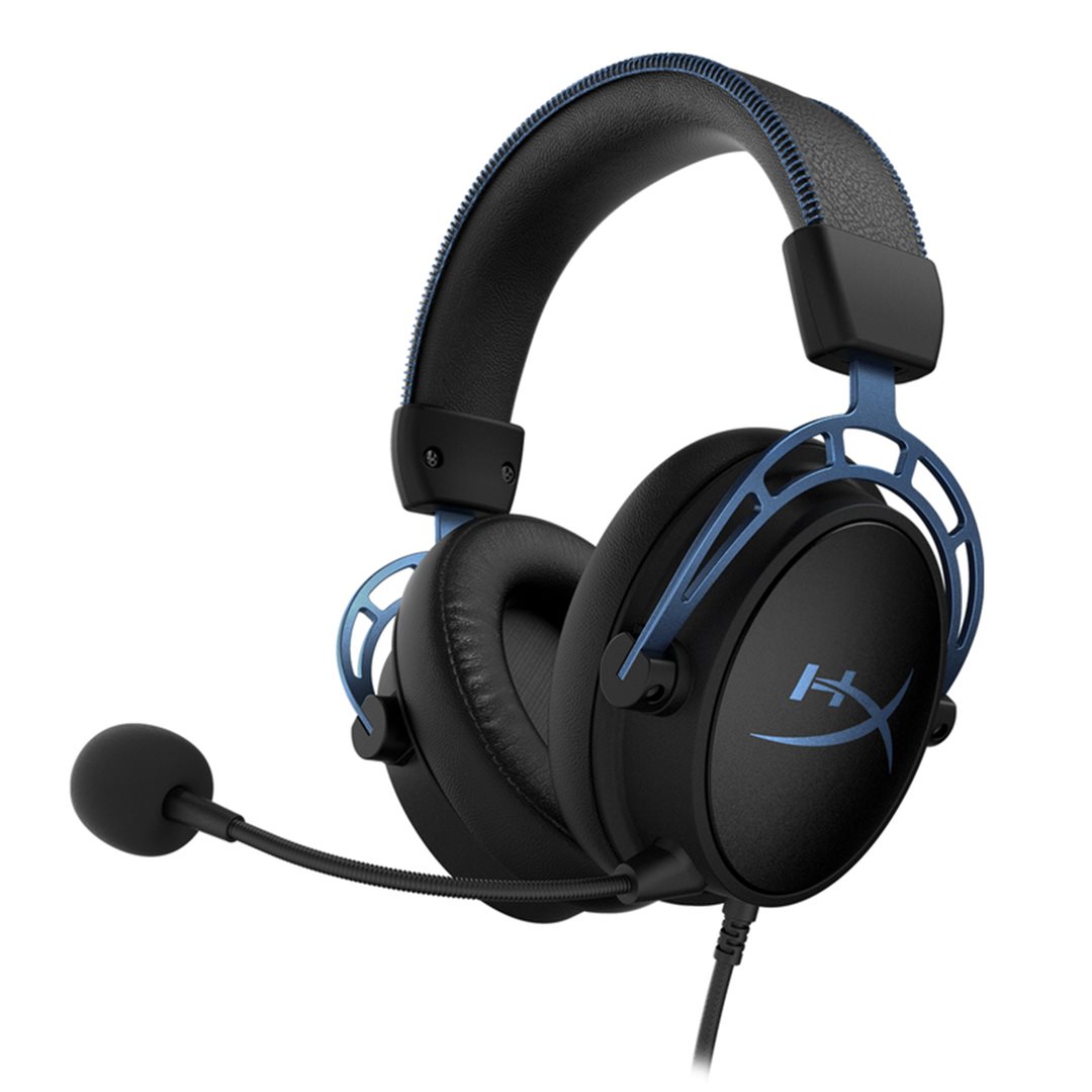 Bezdrátová sluchátka HP HyperX Cloud Alpha S - headset, modrá