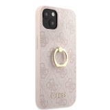 Zadní kryt Guess PU 4G Ring GUHCP13S4GMRPI pro Apple iPhone 13 mini, růžová