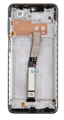 LCD + dotyková deska + přední kryt pro Xiaomi Redmi Note 9 Pro/9S/9 Pro Max, interstellar gray