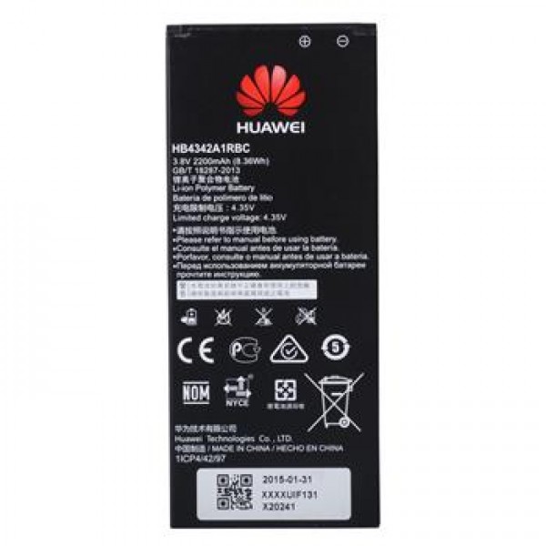 Baterie Huawei HB4342A1RBC Y6, Li-ION 2200 mAh, bulk, originální