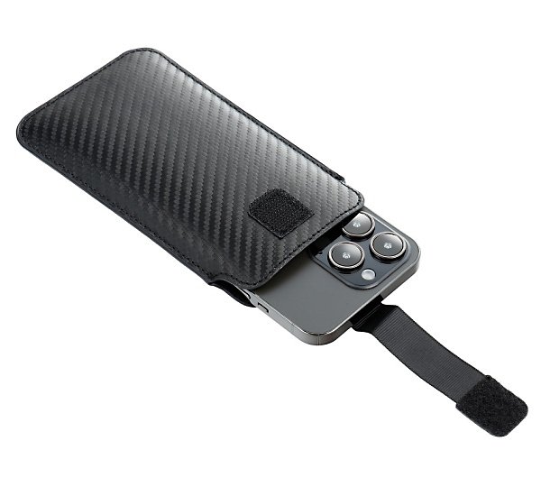 Univerzální pouzdro, obal, kryt Forcell Pocket Carbon 12 na Apple iPhone 12 Pro Max/13 Pro Max / Samsung Galaxy A52 / Realme 8