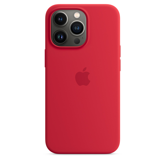 Silikonový kryt Silicone Case MagSafe pro Apple iPhone 13 Pro, červená