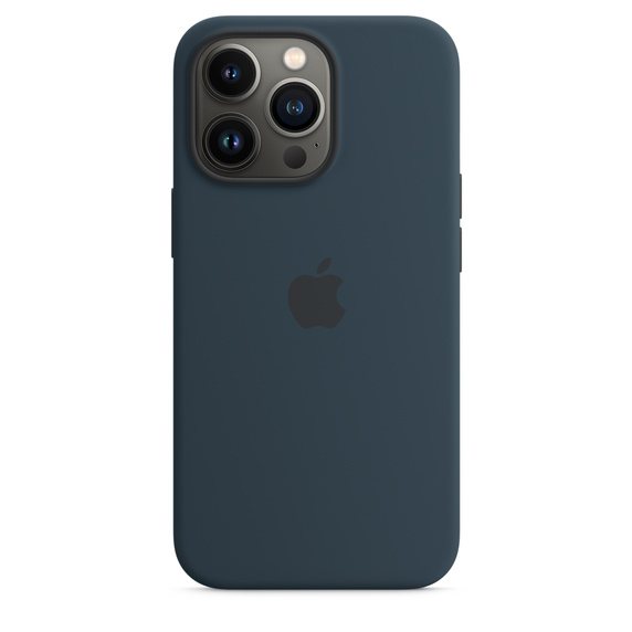 Silikonový kryt Silicone Case MagSafe pro Apple iPhone 13 Pro, hlubomořsky modrá