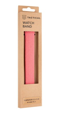 Pletený řemínek Tactical 782, S pro Apple Watch 42mm/44mm, růžová