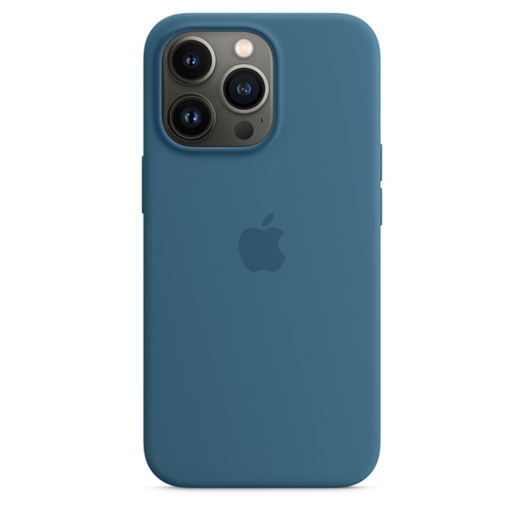 Silikonový kryt Silicone Case MagSafe pro Apple iPhone 13 Pro, ledňáčkově modrá