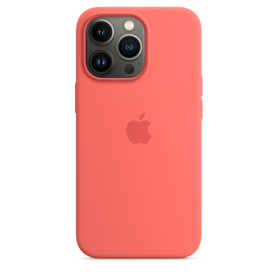 Silikonový kryt Silicone Case MagSafe pro Apple iPhone 13 Pro, pomelově růžová