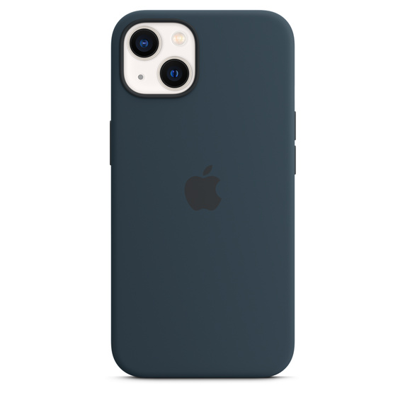 Silikonový kryt MagSafe pro Apple iPhone 13, hlubomořsky modrá 