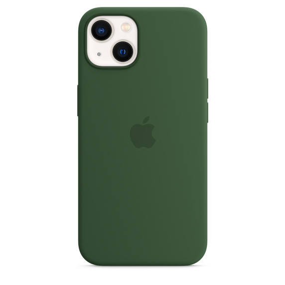 Silikonový kryt Silicone Case pro Apple iPhone 13, jetelově zelená 