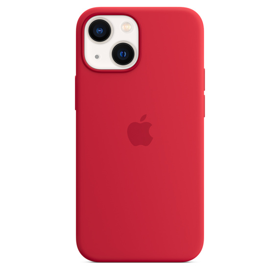 Silikonový kryt Silicone Case MagSafe pro Apple iPhone 13 mini, červená