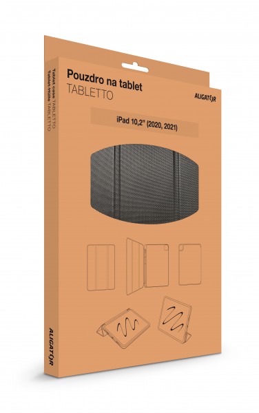 Flipové pouzdro Aligator TABLETTO pro iPad 10,2" (2020, 2021), černá