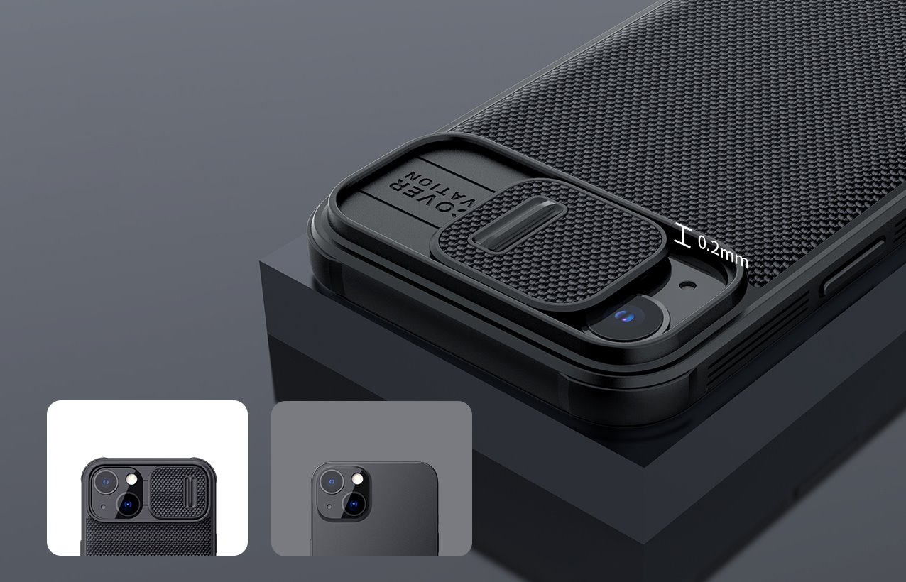 Nillkin Textured PRO Magnetic Zadní kryt pro Apple iPhone 13, černá