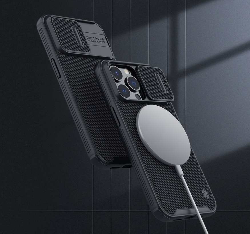 Nillkin Textured PRO Magnetic Zadní kryt pro Apple iPhone 13 Pro, černá
