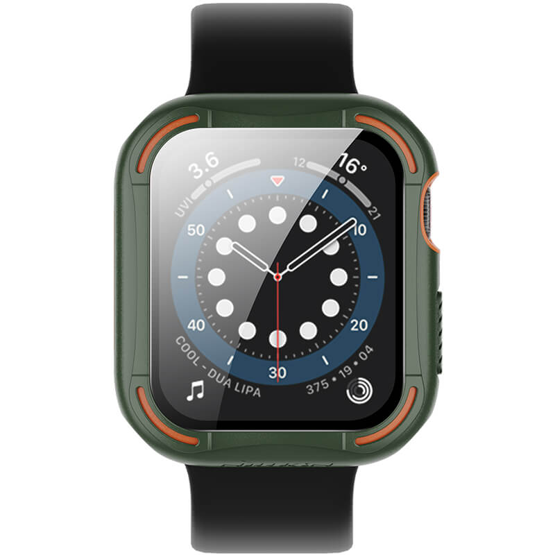 Nillkin CrashBumper pouzdro pro Apple Watch 40mm Series 4/5/6/SE, zelená 