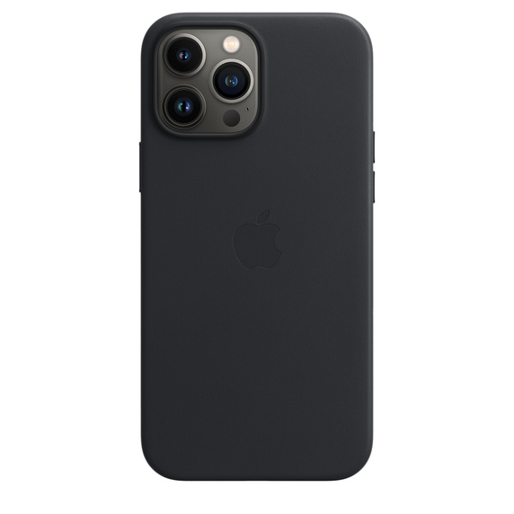 Apple kožený kryt Leather Case MagSafe pro Apple iPhone 13 Pro Max, temně inkoustová