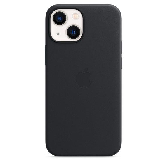 Apple kožený kryt Leather Case MagSafe pro Apple iPhone 13 mini, temně inkoustová 