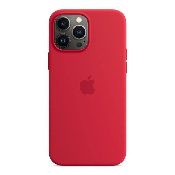 Silikonový kryt Silicone Case MagSafe pro Apple iPhone 13 Pro Max, červená