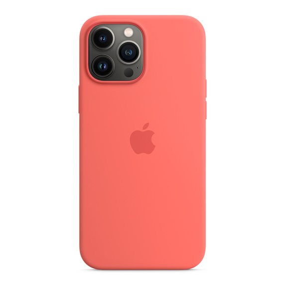Silikonový kryt Silicone Case MagSafe pro Apple iPhone 13 Pro Max, pomelově růžová