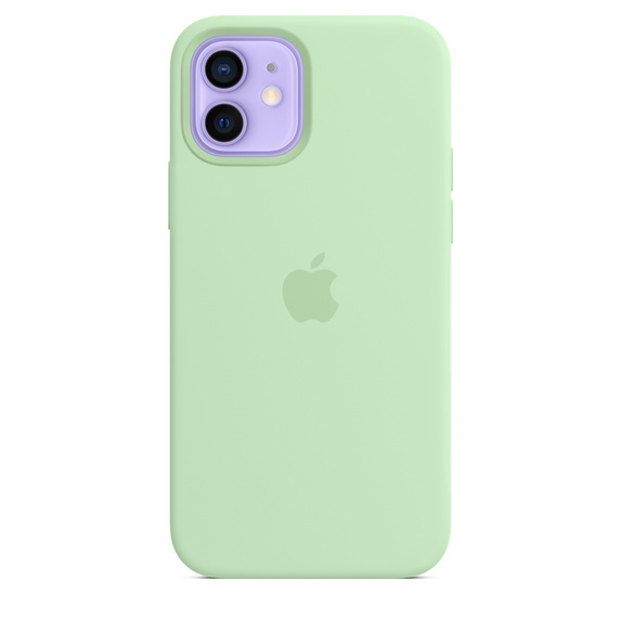 Silikonový kryt Silicone Case MagSafe pro Apple iPhone 12|12 Pro, zelená
