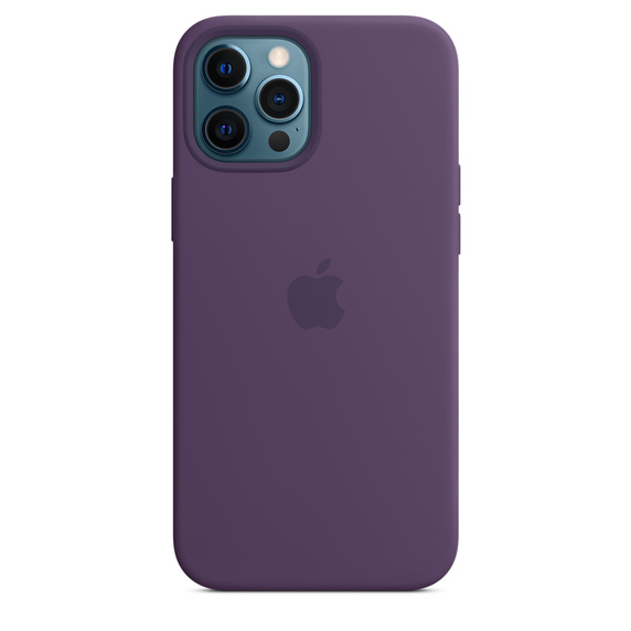 Silikonový kryt MagSafe pro Apple iPhone 12 Pro Max, fialová