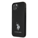 Silikonový kryt na Apple iPhone 13 mini, U.S. Polo Horses USHCP13SUMHK, černá