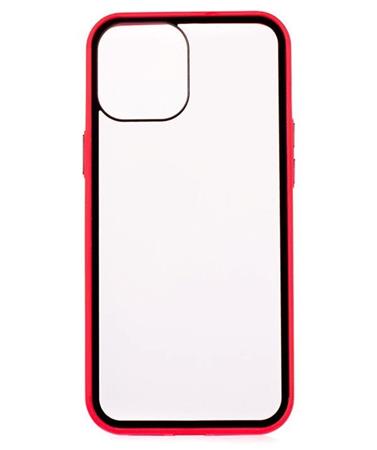 Pouzdro ColorWay Smart Clear Case pro Apple iPhone 12 Pro Max, červená