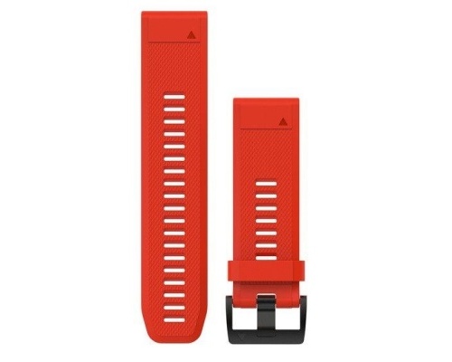 Silikonový řemínek Garmin řemínek pro fenix6X - QuickFit 26, červená
