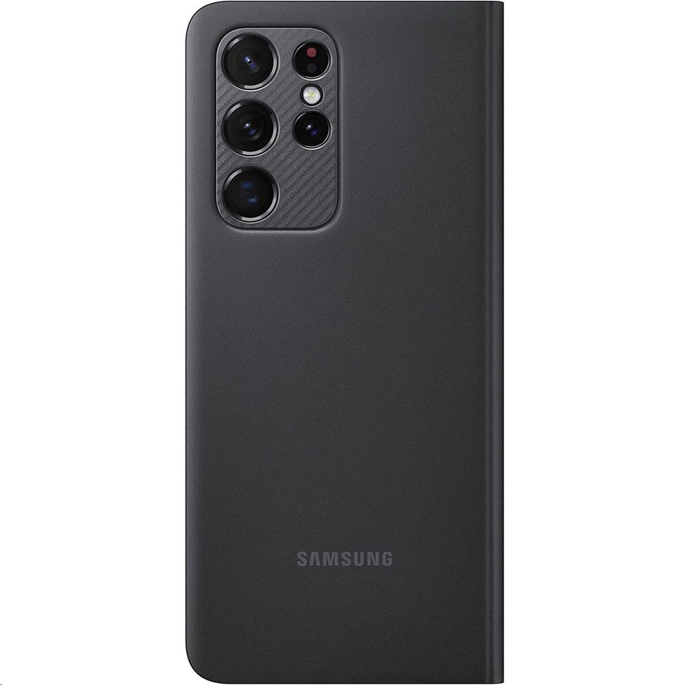 Flipové pouzdro Samsung Clear View Cover EF-ZG998CBE pro Samsung Galaxy S21 Ultra, černá