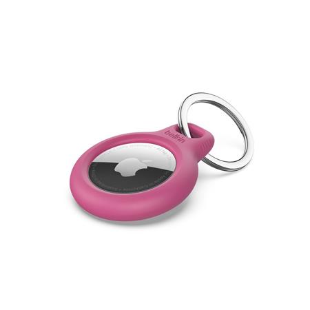 Bezpečné pouzdro Belkin pro AirTag s kroužkem na klíče, růžová