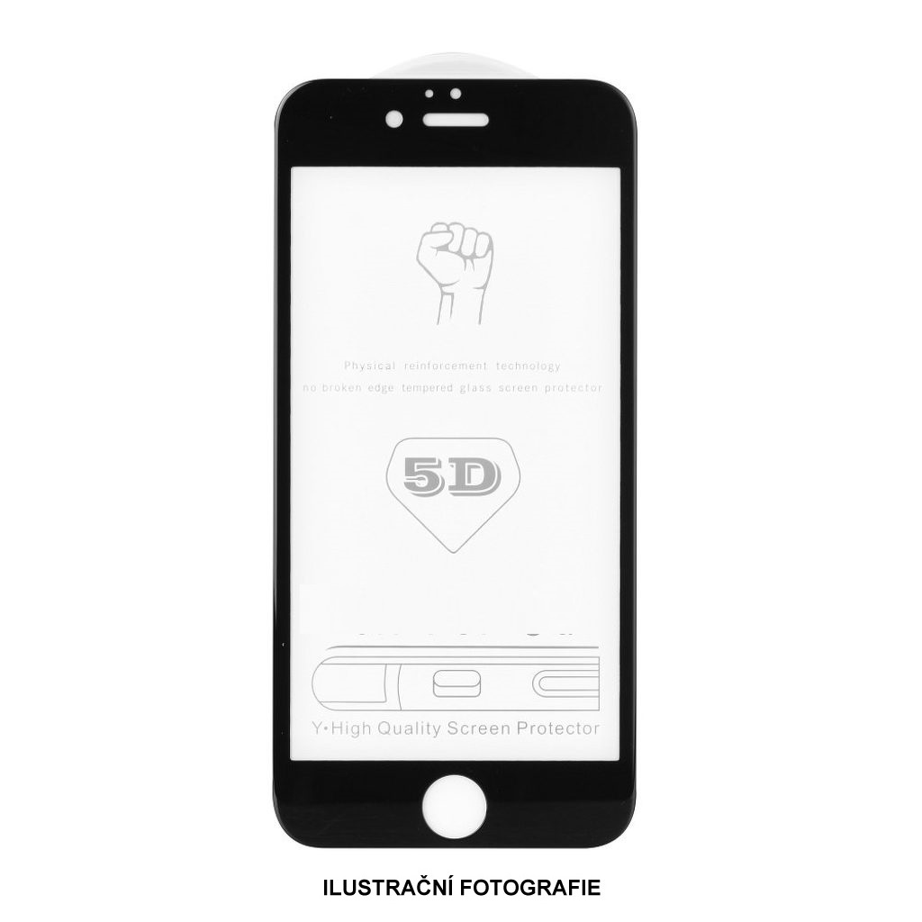 Tvrzené sklo 5D pro Samsung Galaxy S20 Plus, černá