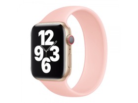 Řemínek COTEetCI Liquid Silicone Band 150mm pro Apple Watch 38/40 mm, růžová