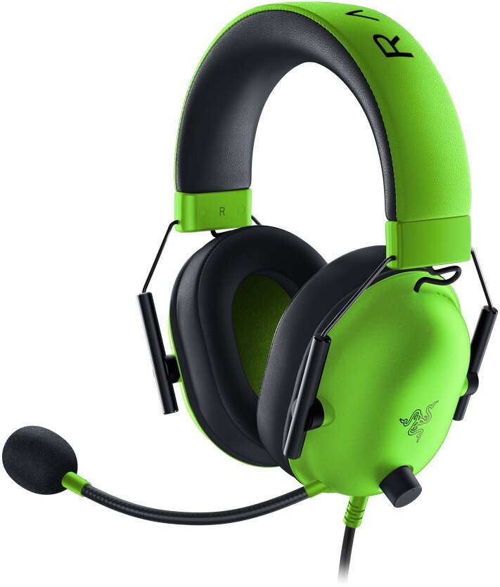 Herní sluchátka Razer Blackshark V2 X, zelená