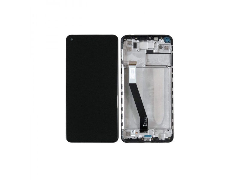 LCD + dotyk + rámeček pro Xiaomi Redmi Note 9, polar white ( Service Pack )