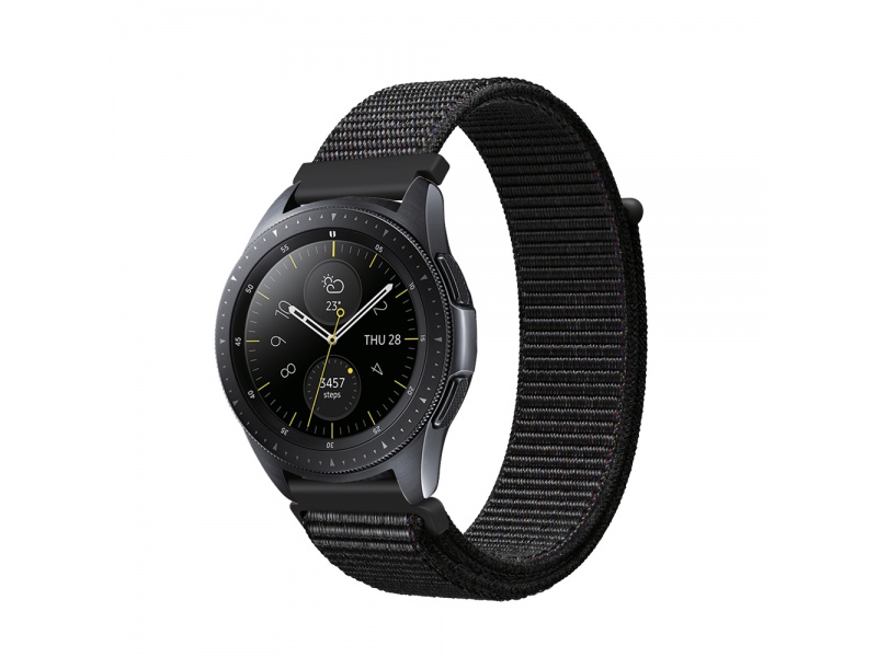 Nylonový řemínek COTEetCI Universal Nylon Band pro Watch 22mm, černá